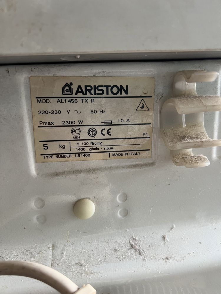 На запчасти Ariston AL1456 TX R стиральная машина