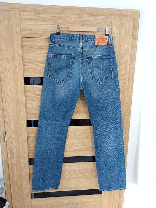 Męskie spodnie jeansy oryginalne roz S M 32 model 504 Levi's proste