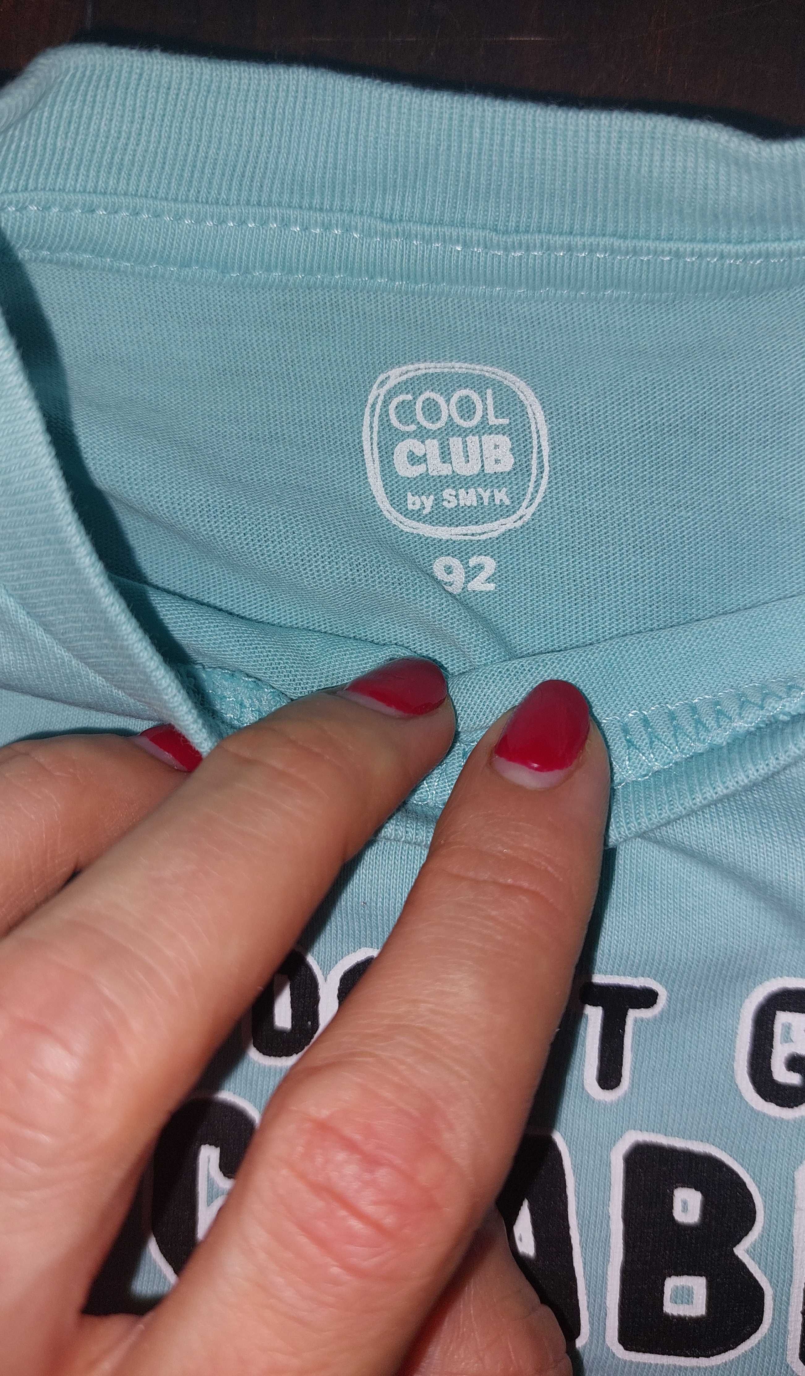 Cool Club, T-shirt chłopięcy, turkusowy, rozmiar 92