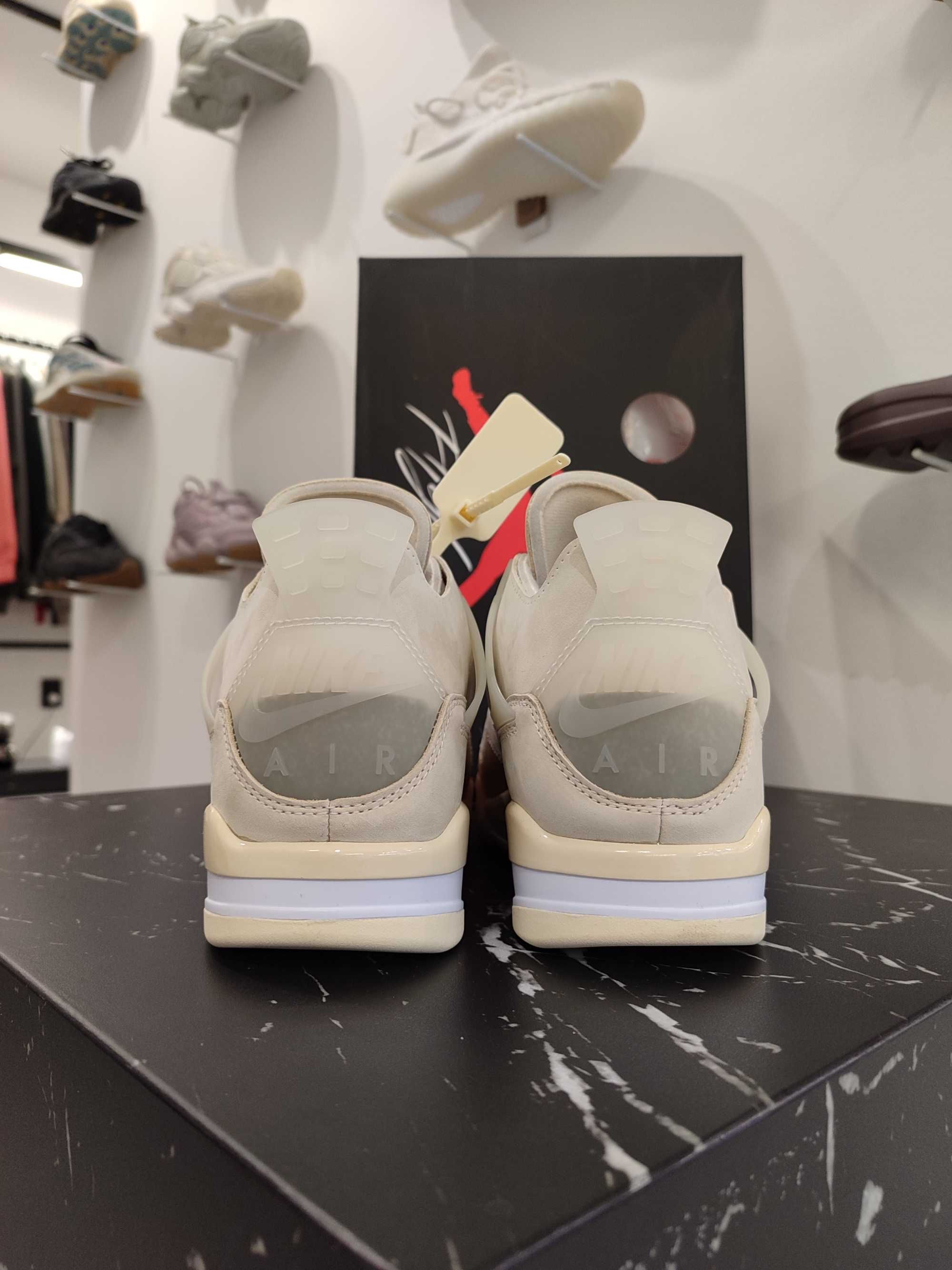 Кросівки OFF-WHITE X Air Jordan 4 SP 'SAIL'