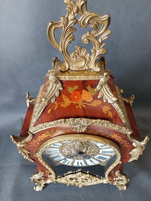 Zegar ,,Boulle" kominkowy