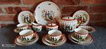 Porcelana Śląska Parowa Tiefenfurt Tuppack Serwis 6 os Orient