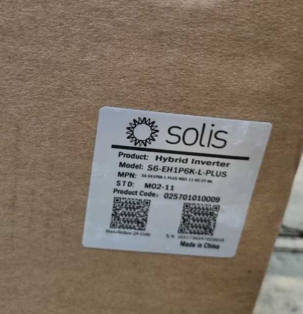 Гібридний інвертор SOLIS S6-EH1P6K-L-PLUS 6KW Wi-Fi 220V 1ф аналогDeye