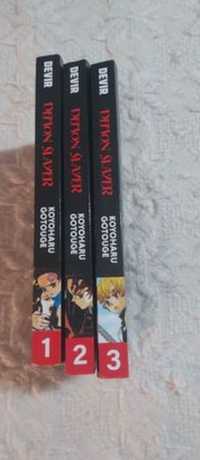 Demon Slayer Manga ( 3 Livros)