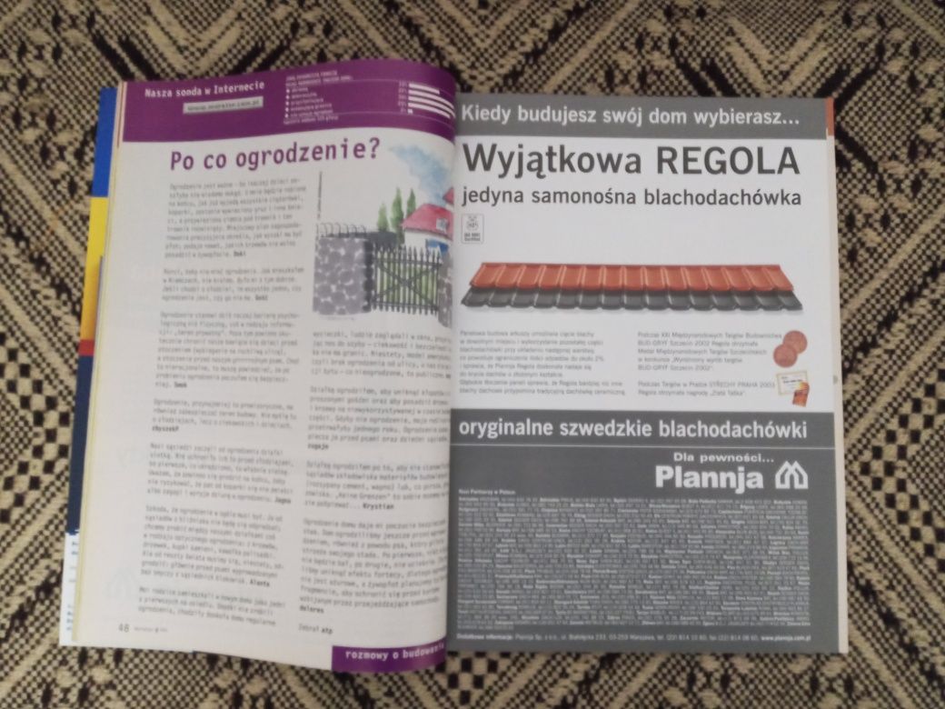 MURATOR numer 8/2003 bez płyty.