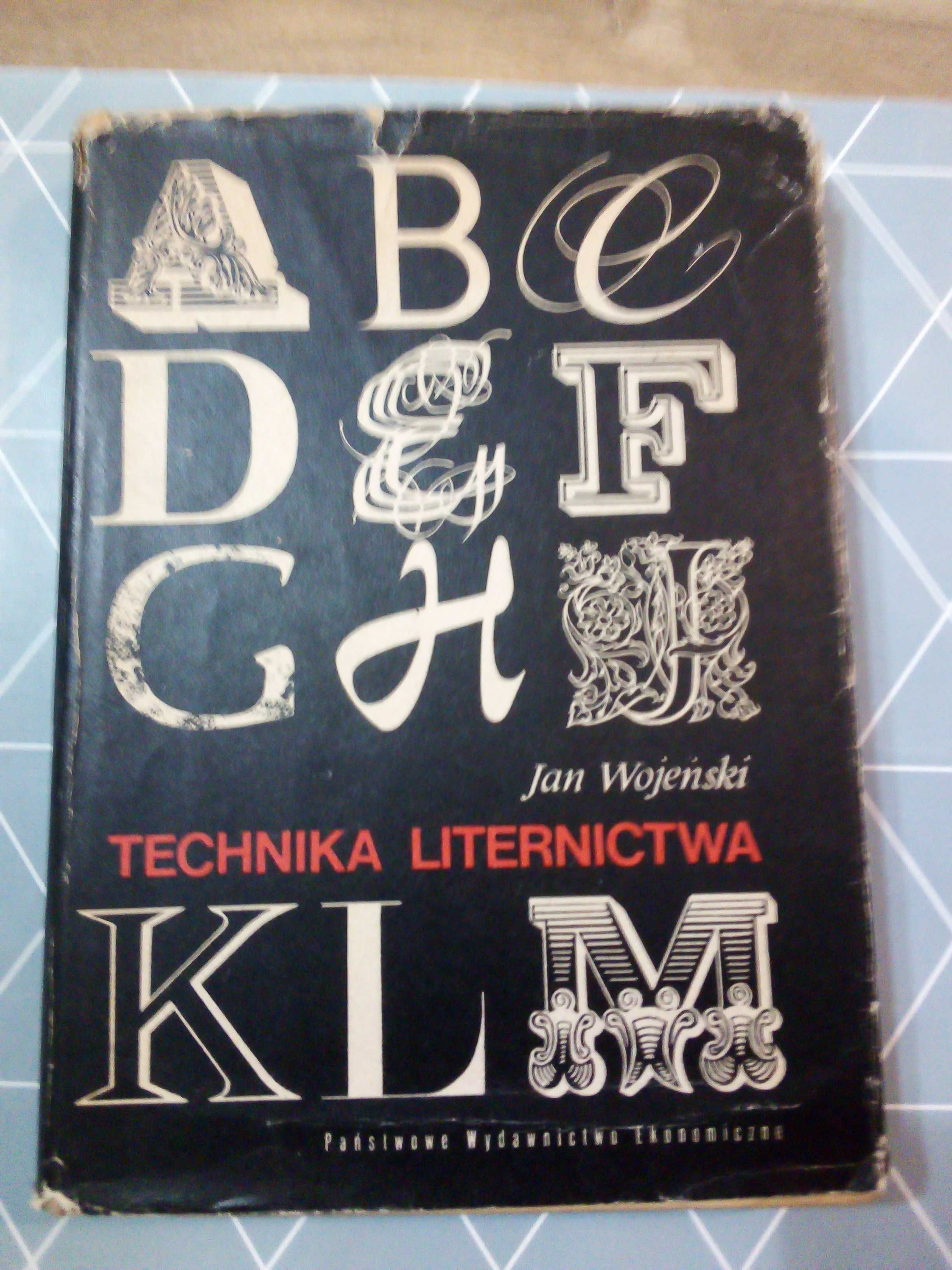 Jan Wojeński - Technika liternictwa - 1959r