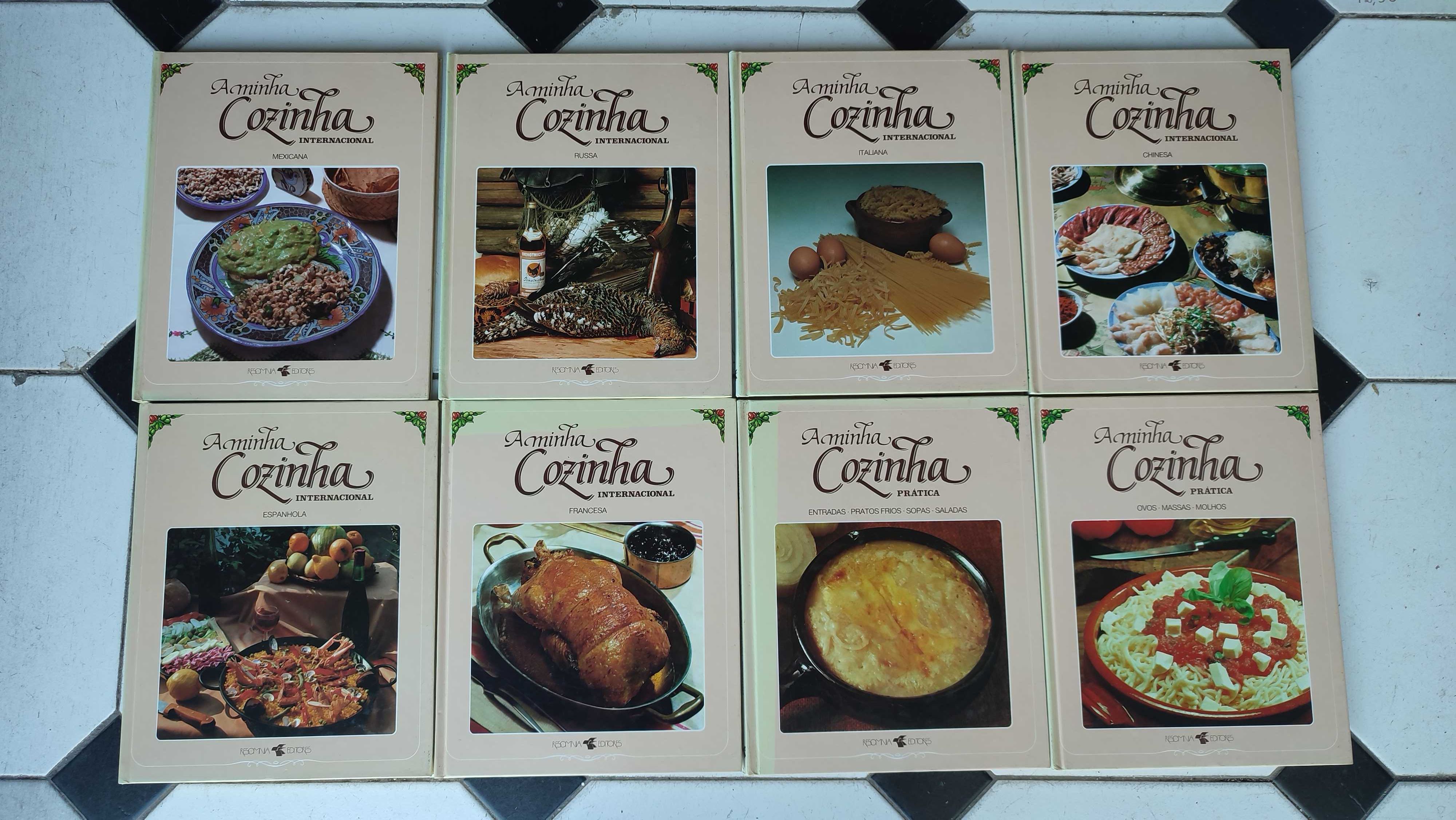 Lote 12 LIvros Cozinha Internacional e Cozinha Prática