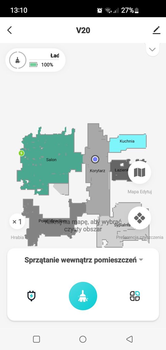 ILIFE V20 z Lidarem! praktycznie nowy odkurzacz robot