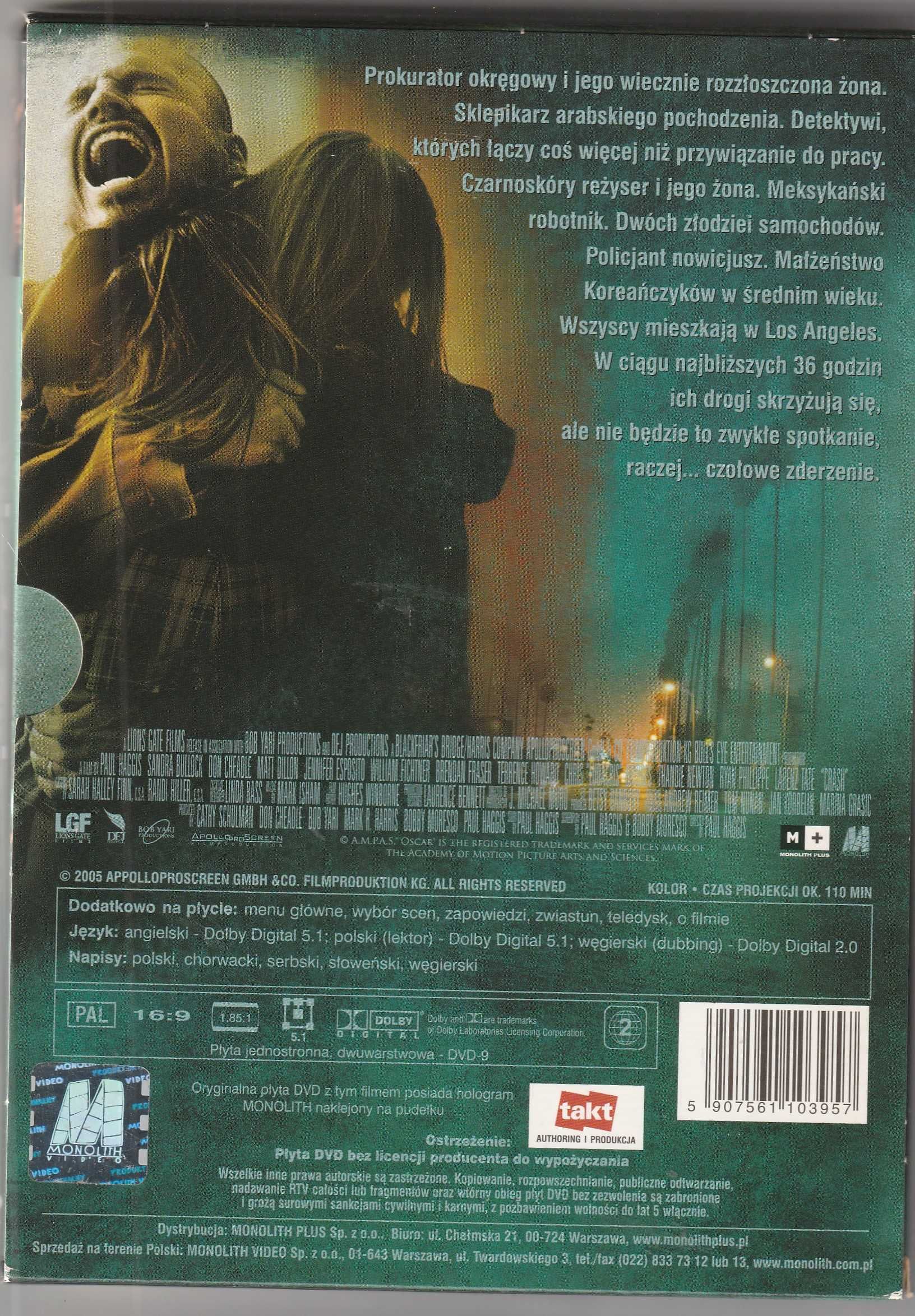 Miasto gniewu Ryan Phillippe DVD