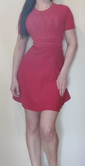 sukienka krótka sexy ażur ażurkowa na zime jesień ciepła piękna