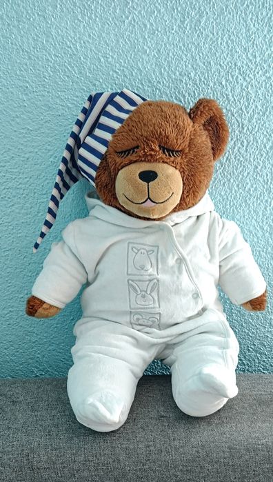 Kombinezon niemowlęcy dla chłopca/dziewczynki biały jesień/zima 0-3msc