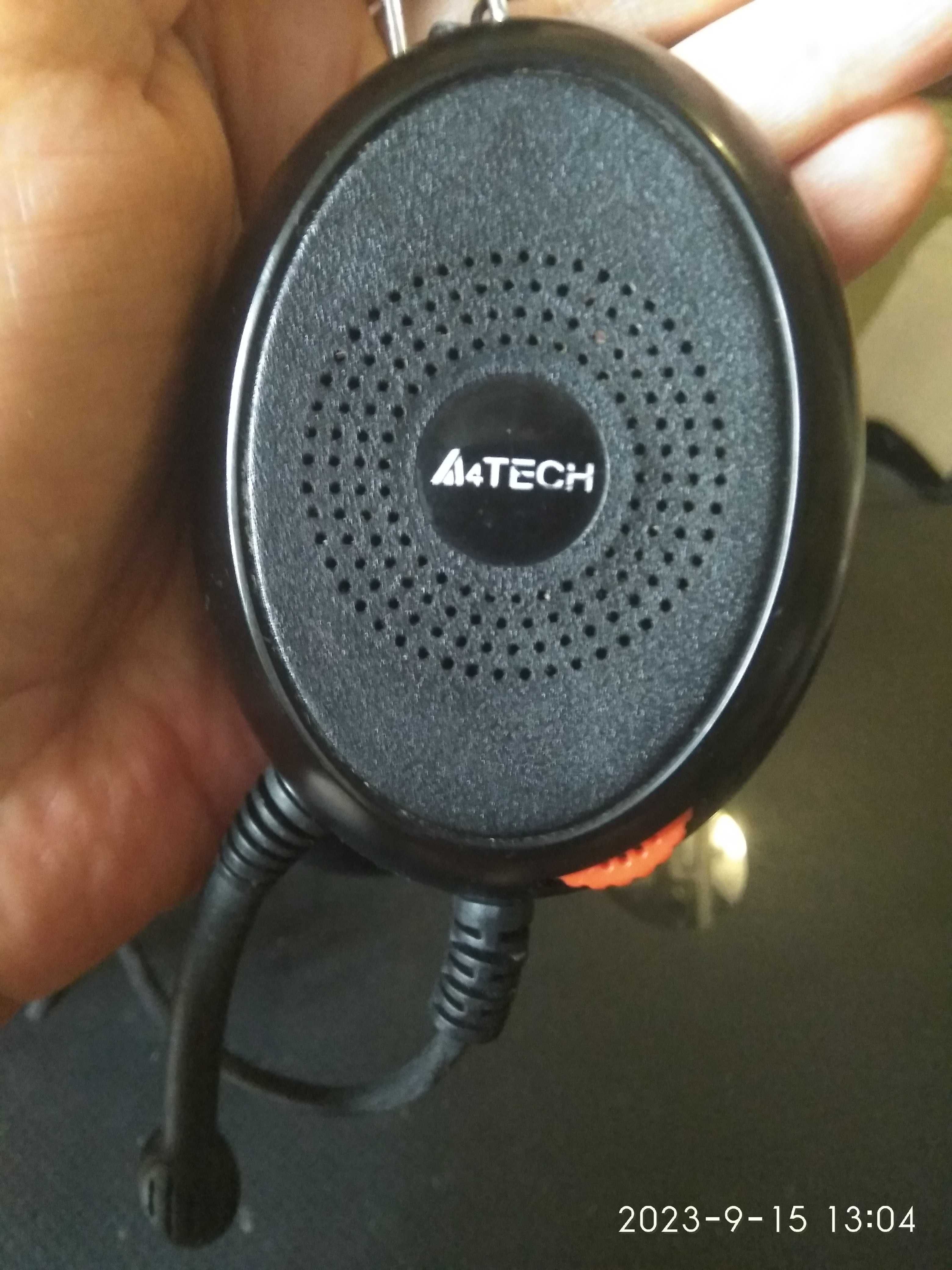 Навушники A4TECH HS-30 з мікрофоном, Комп'ютерна гарнітура. Б/в.