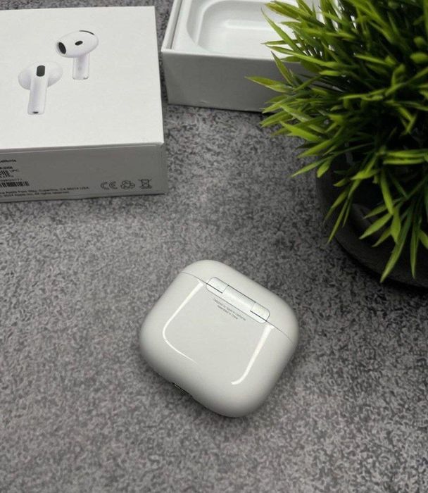 Airpods 4,шумоподав, гіроскоп, прозорість lux якість 1:1 чіп airoha