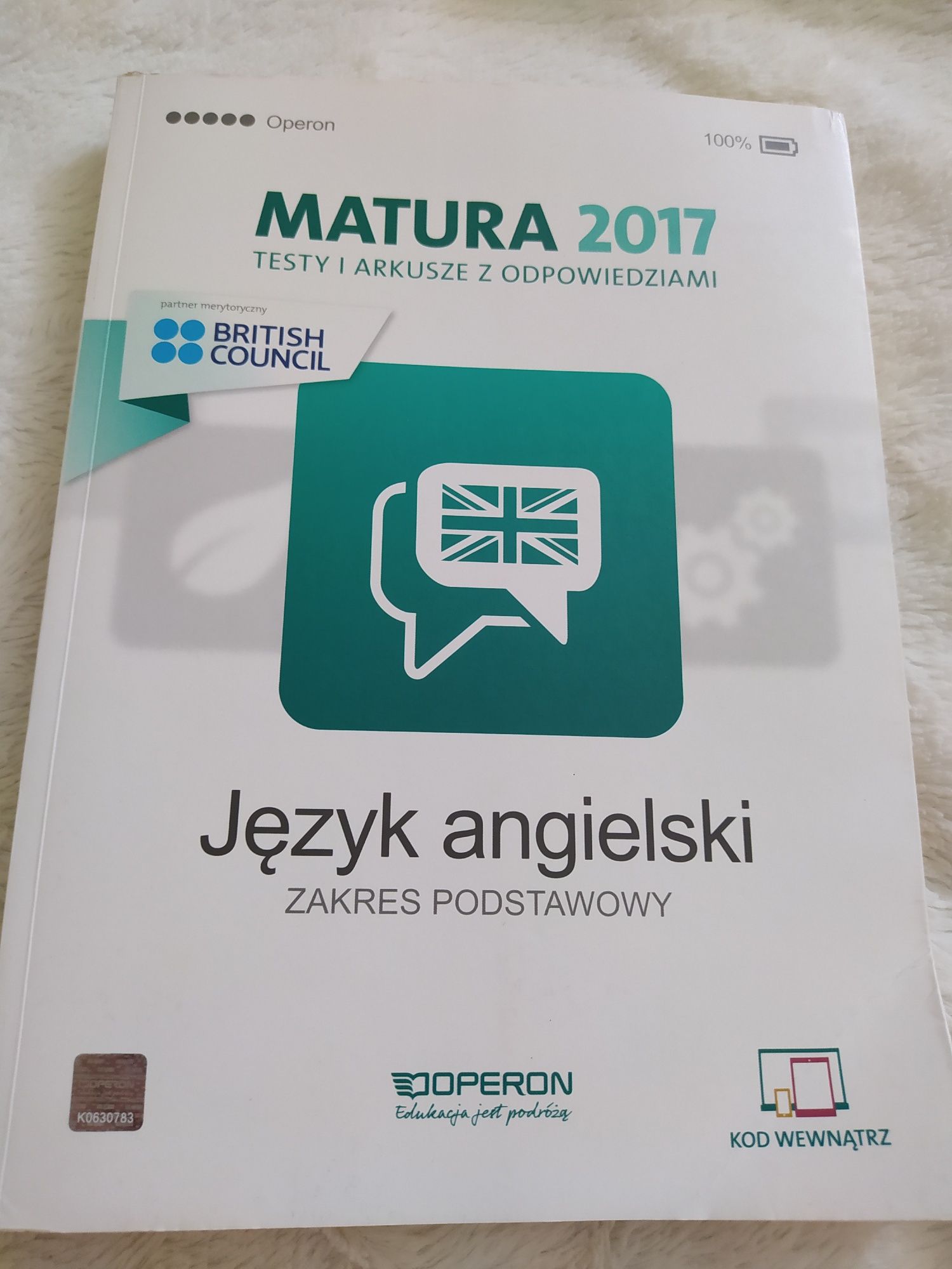 Język angielski testy i arkusze z odpowiedziami Matura 2017 Operon