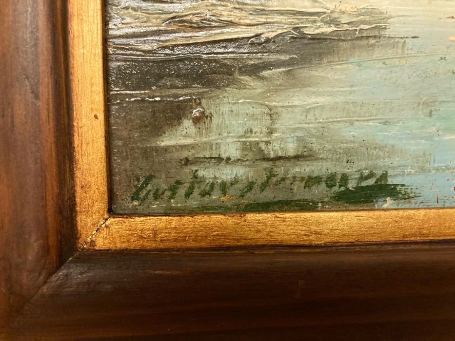 Quadro a oleo gustavo ferreira