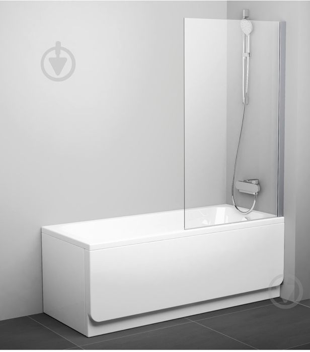 Шторка скло для ванної