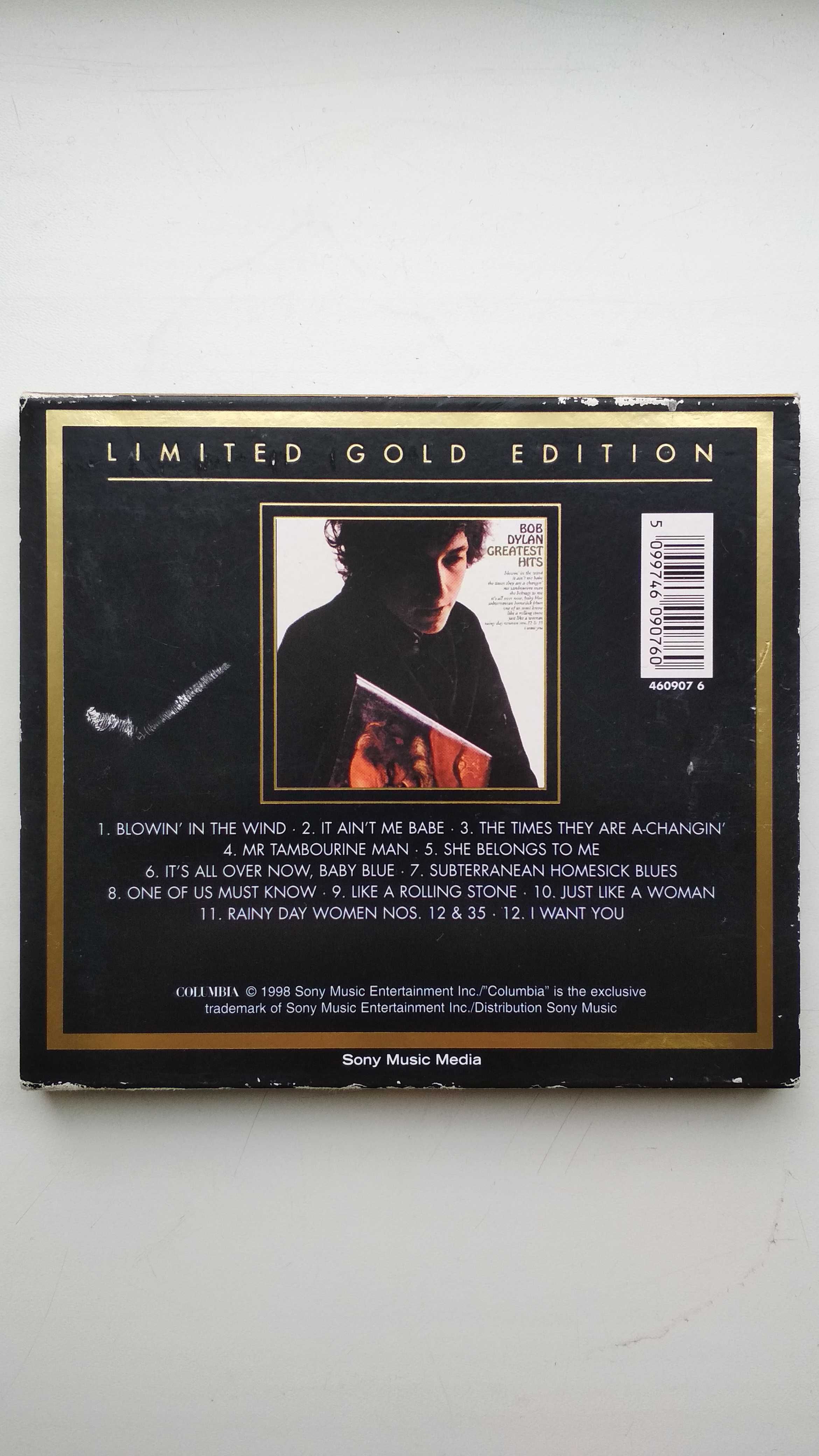 Bob Dylan Best of the Best Sony Austria Limited Edition 24K Gold CD