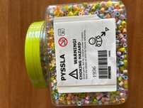 Koraliki do prasowania Pyssla ikea pastelowe