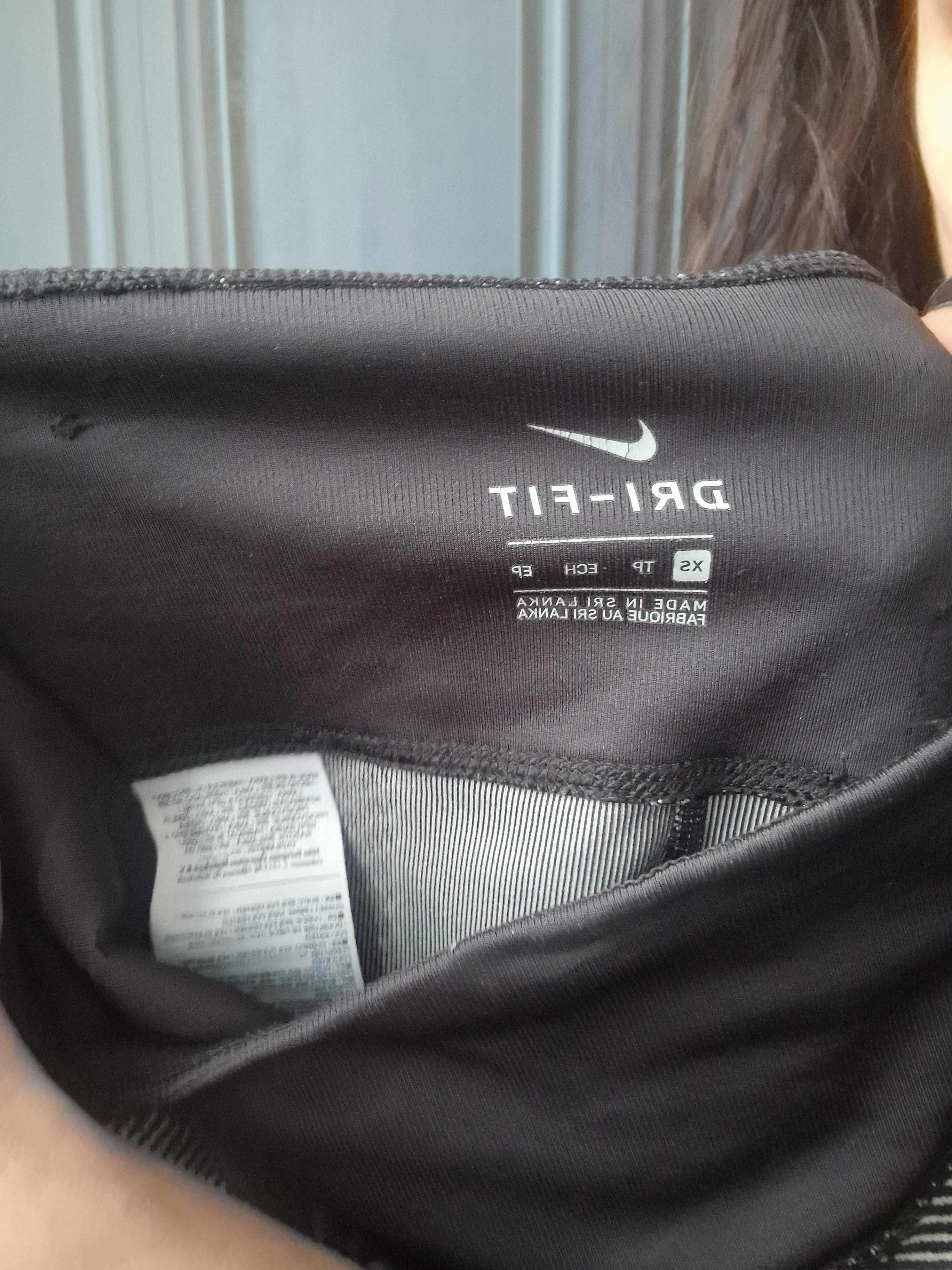 legginsy nike dri fit xs 34 sportowe leginsy na siłownię do biegania