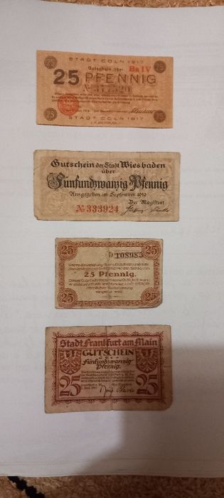 Notas antigas da Alemanha