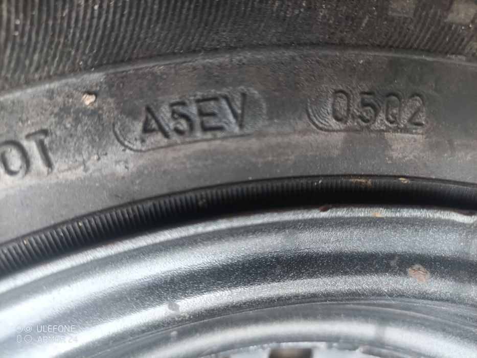 Продам железный диск r13 с резиной.