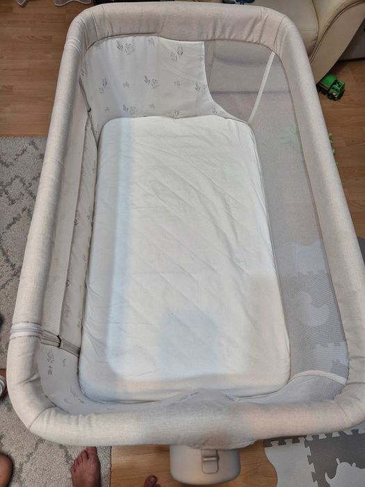 Łóżeczko dostawne leonie plus beige sand