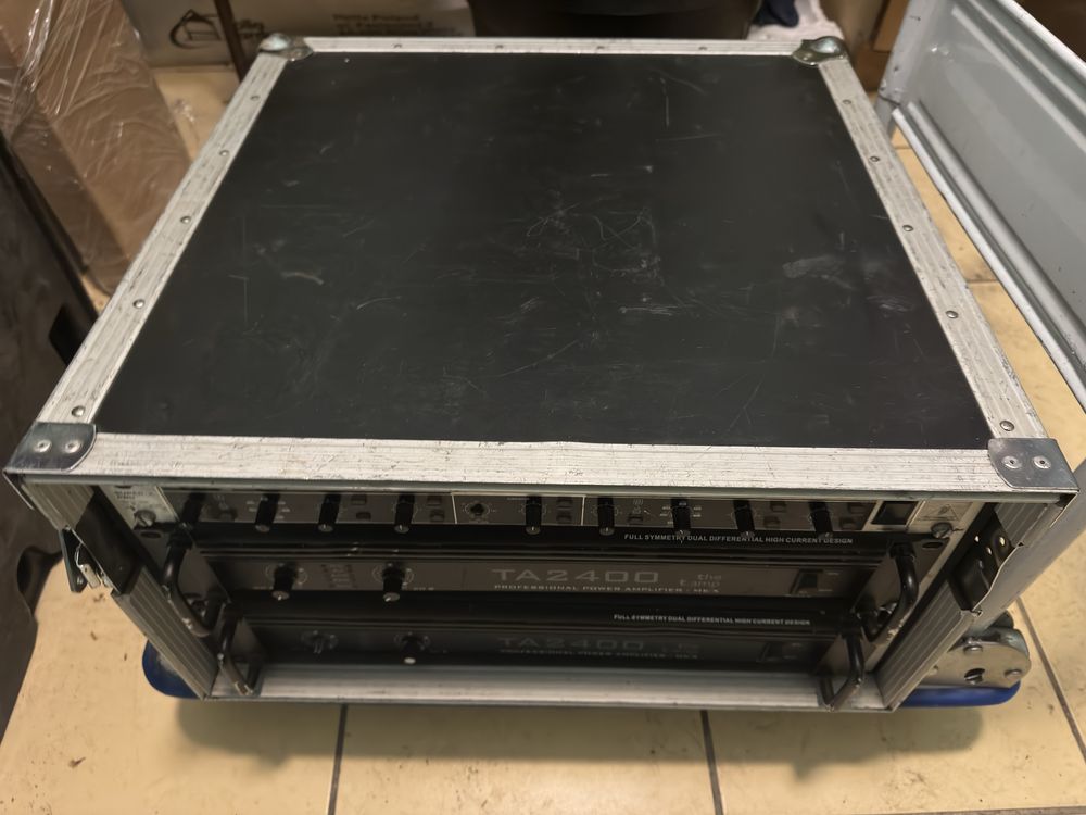 Końcówki mocy, Wzmacniacz t.amp TA2400.+ Crossover + case komplet