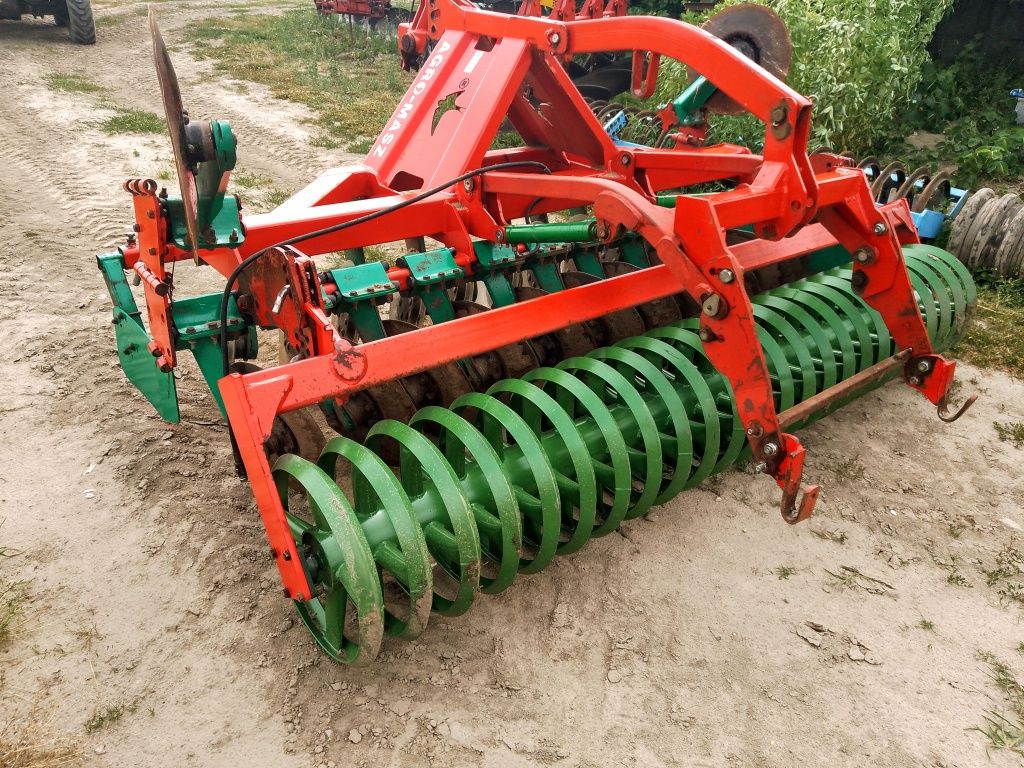 Talerzowka 3m Wał daszkowy rurowy Grano system brona talerzowa Agr