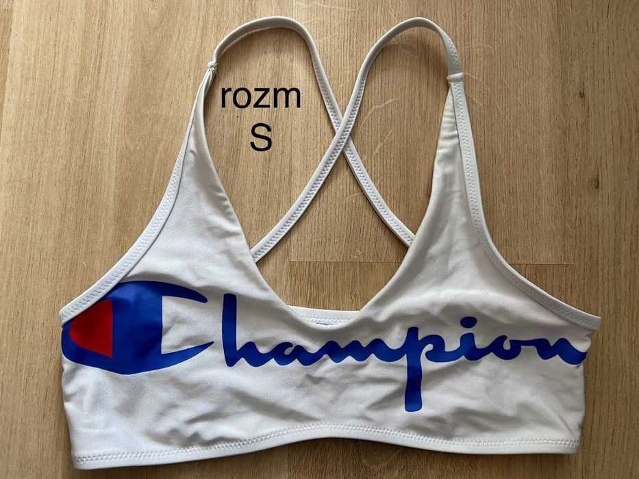 Champion stanik S damski kostium kąpielowy dwuczęściowy bikini biały