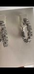 Kolczyki z diamentami naturalnymi Infinity 0.86CT bagiety