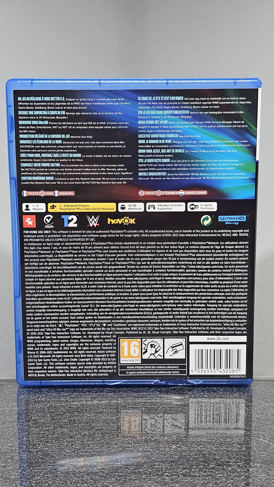 WWE 2K22 W2K22 22 World Wrestling Entertainment 2022 PS5 PlayStation 5