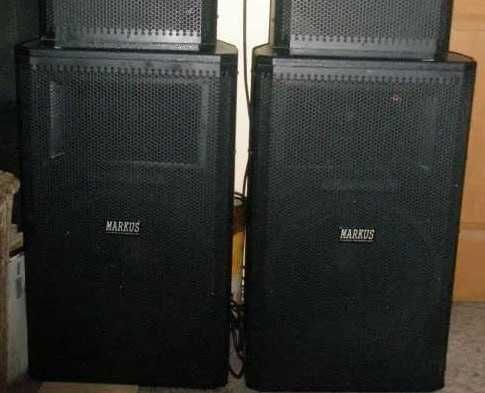 Потужна аудіосистема 1000вт Markus. Колонки 450вт