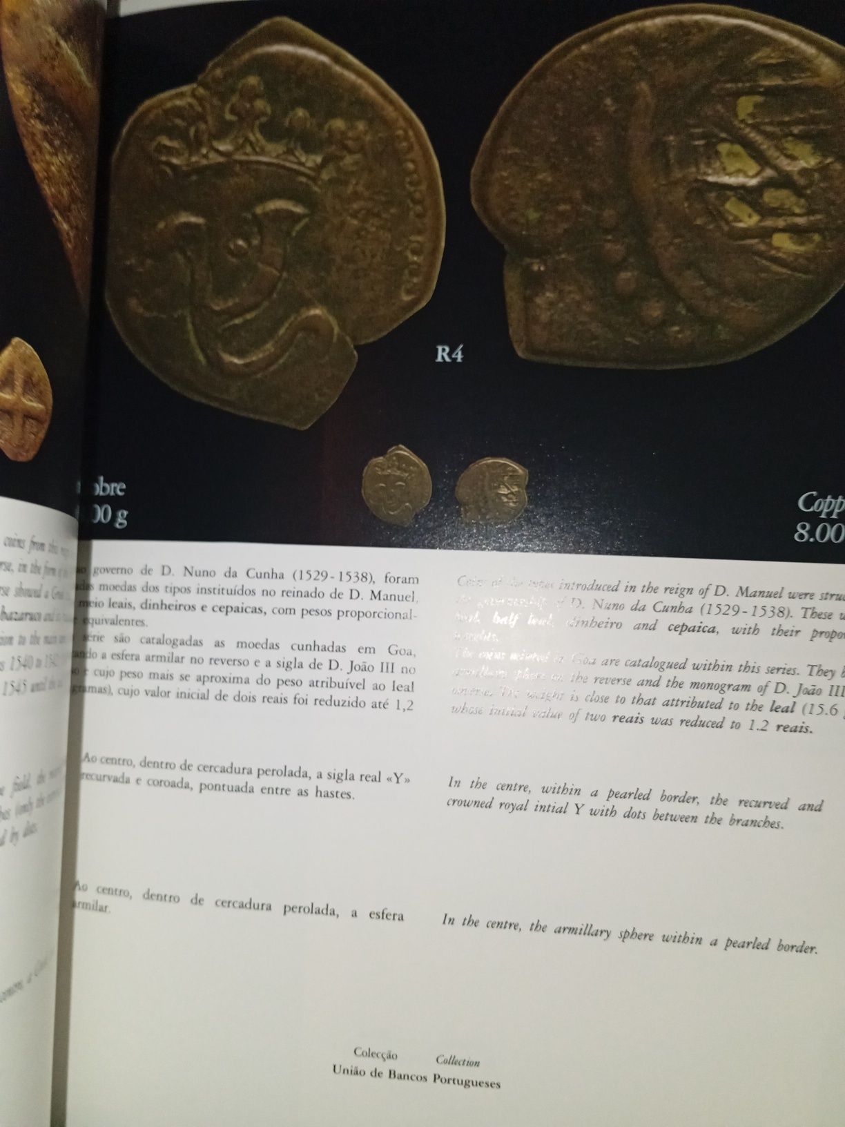 Moedas portuguesas da época dos descobrimentos livro