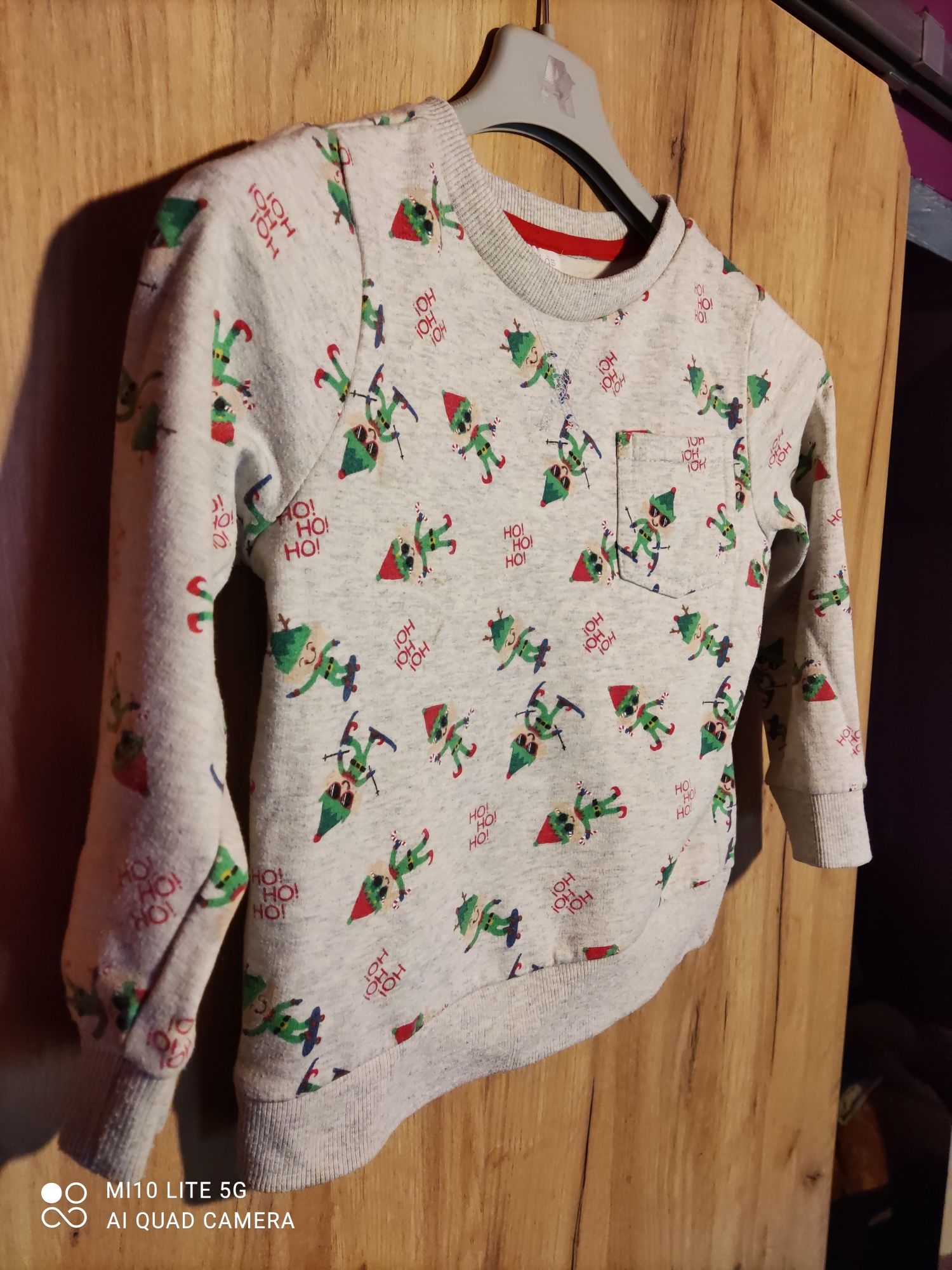 Świąteczna bluza chłopięca na Boże Narodzenie skrzaty elfy