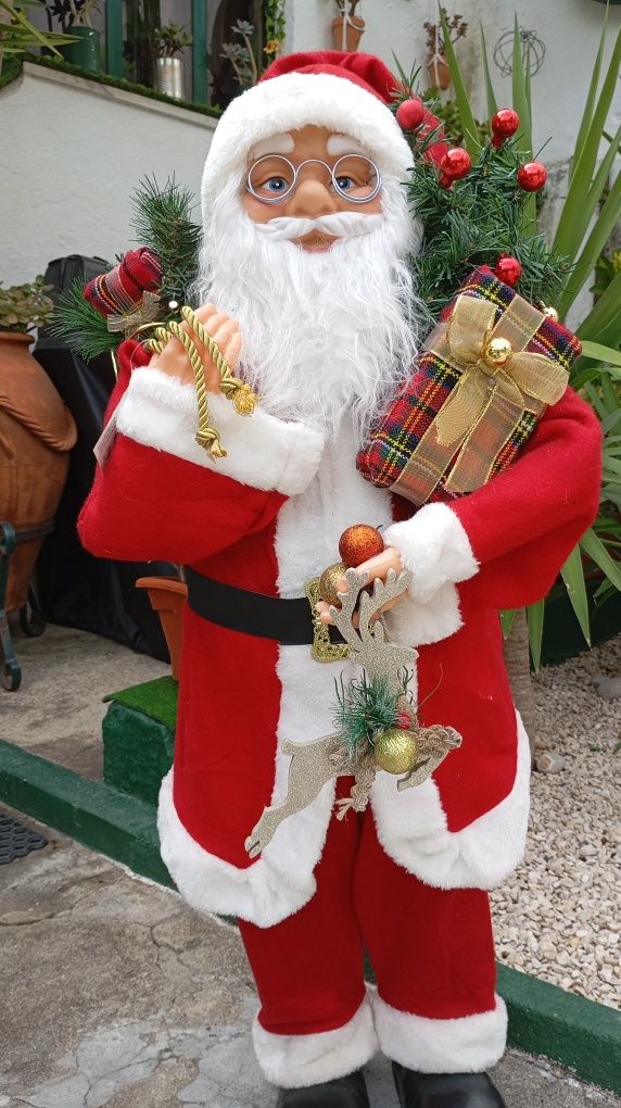 Pai Natal 90cm Impecável