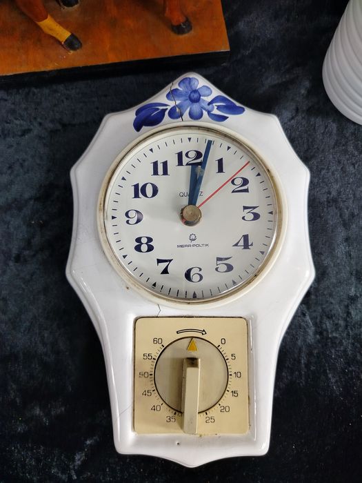 Zegar minutnik fajans Włocławek