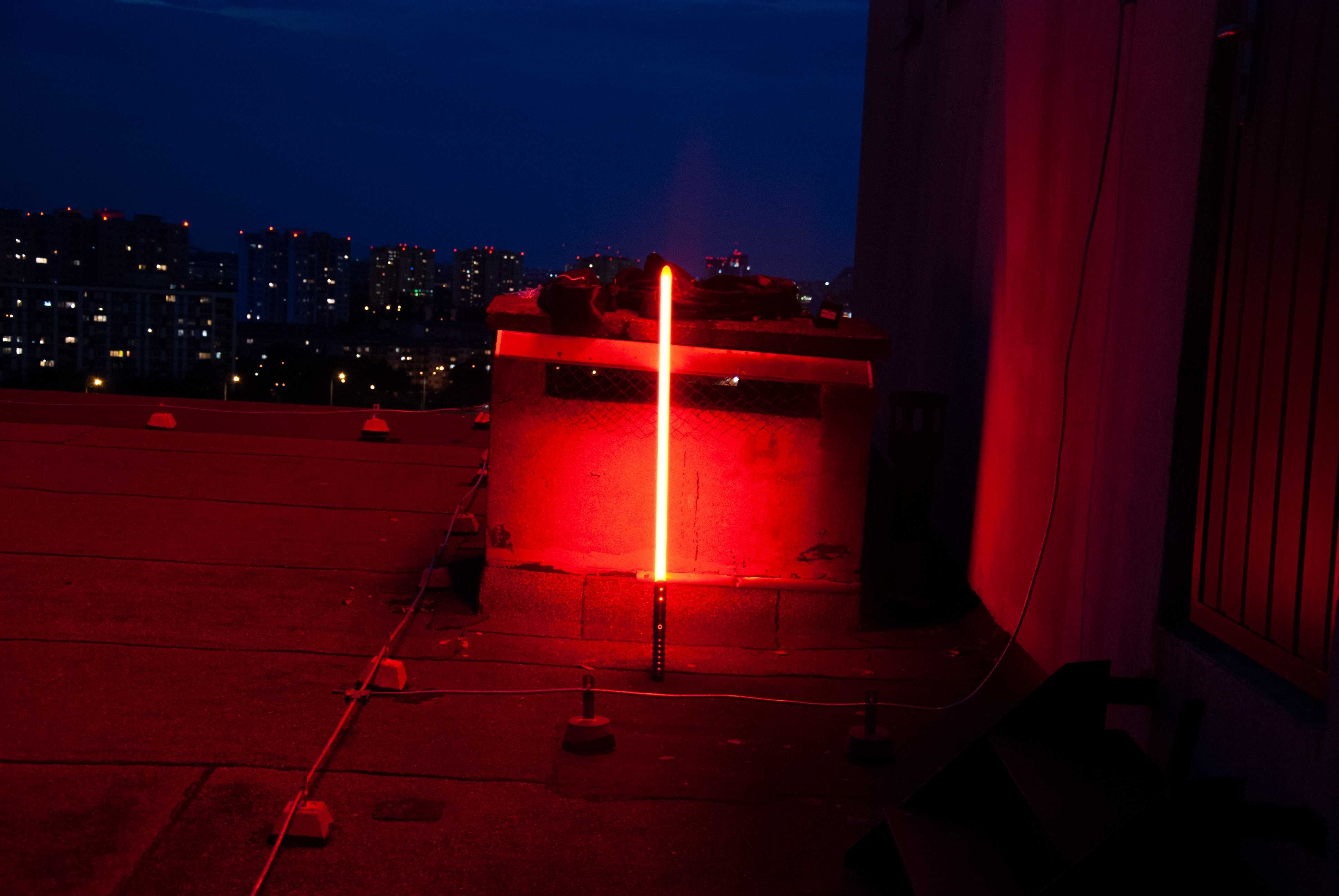 Gvengi - Profesjonalny Miecz świetlny RGB + dźwięk