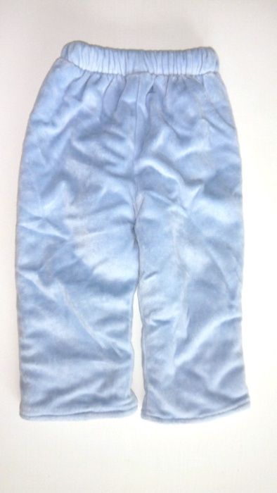 BEZ WAD Grube spodnie dla chlopca 68-74cm 6-9 miesięcy ocieplane #179