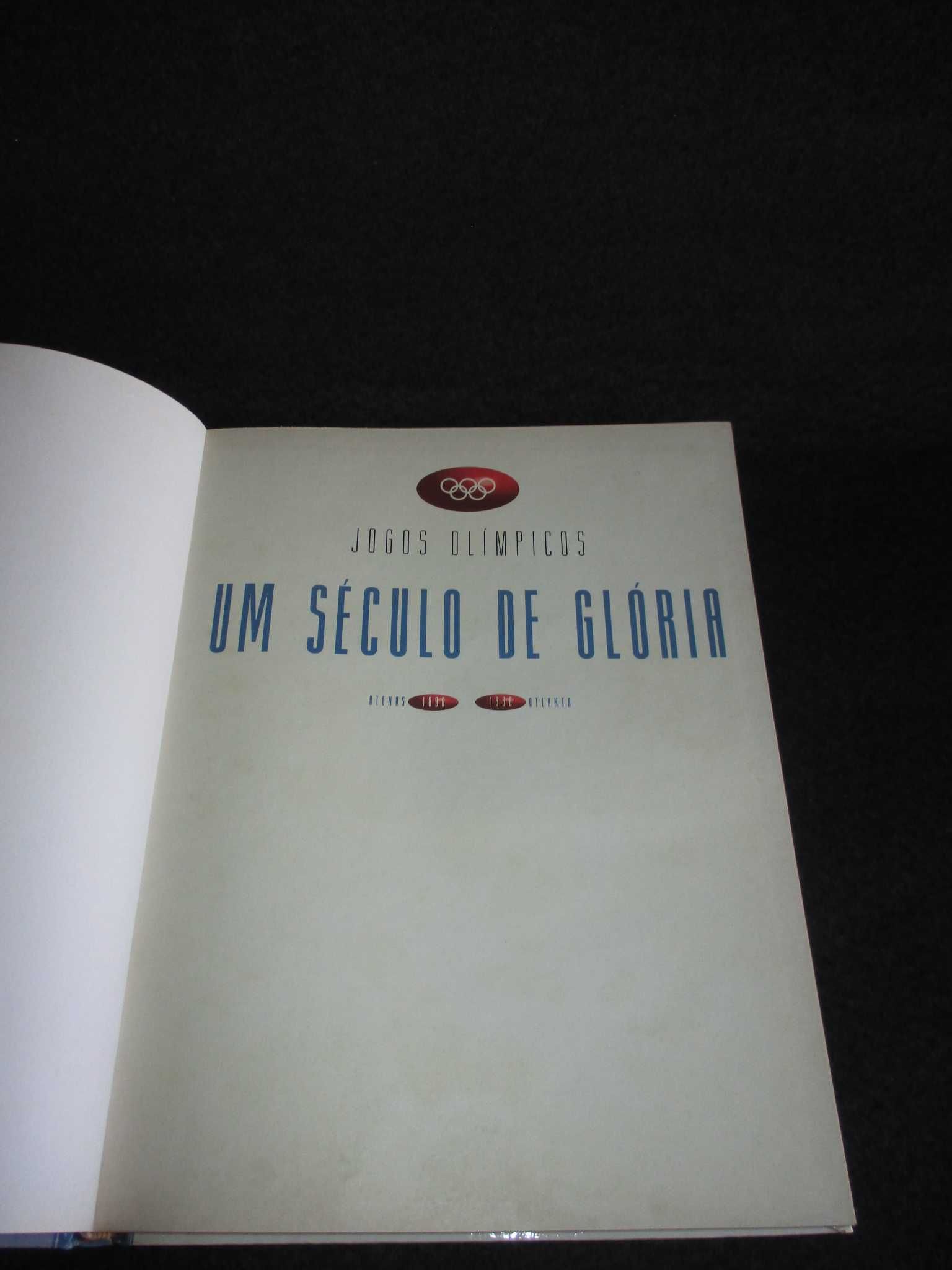 Livro Jogos Olímpicos Um Século de Glória Atenas 1896 a 1996 Atlanta