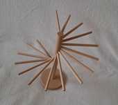 suszarka stojak do suszenia makaronu lazania drewniany DIY