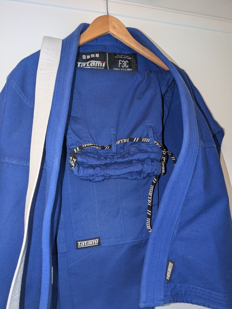 Kimono Tatami F3 damskie jiu jitsu, pas Ground Game gratis