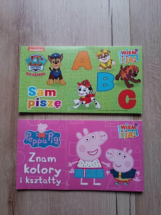 Wiem i ja: Psi patrol i Peppa - 2 szt