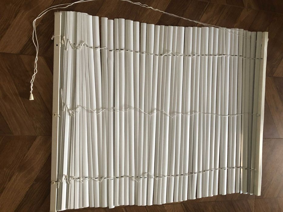 Жалюзи, металлические алюминиевые белые 77 х 1,41 см Ролеты