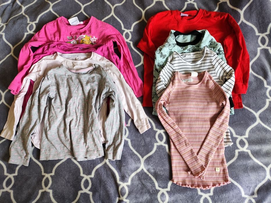 Bluzki z dlugim rekawem r.104