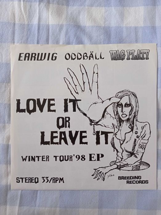 Split Oddball / Earwig /Wag Platy "Love It Or Leave It" 7" (Near Mint)
