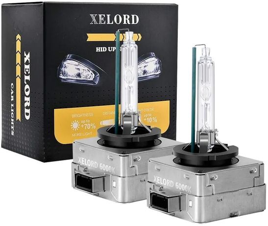 XELORD 6000K Diamond White D3S 12V HID ксенонові лампи 2 шт.