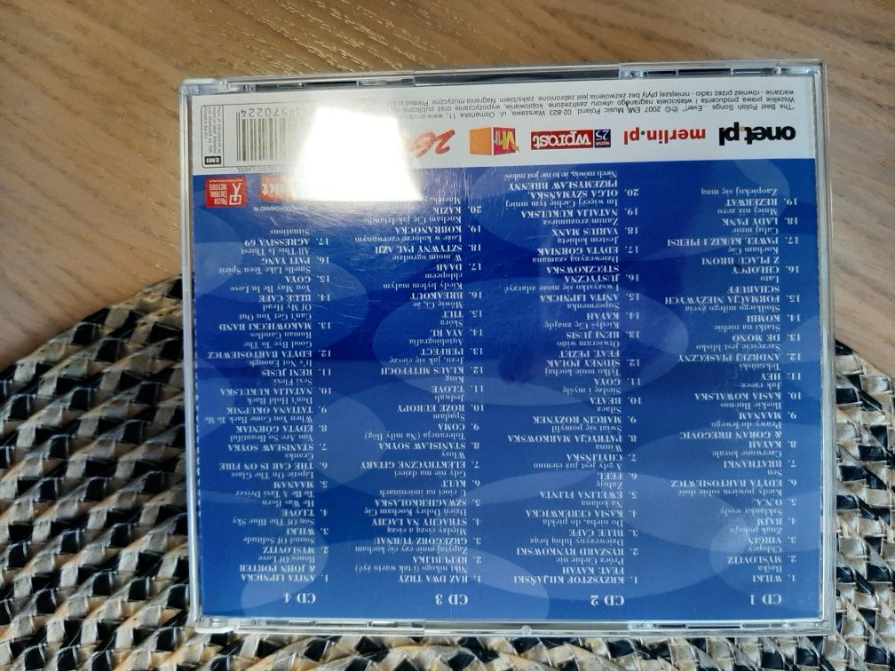 4 płyty CD the best Polish song