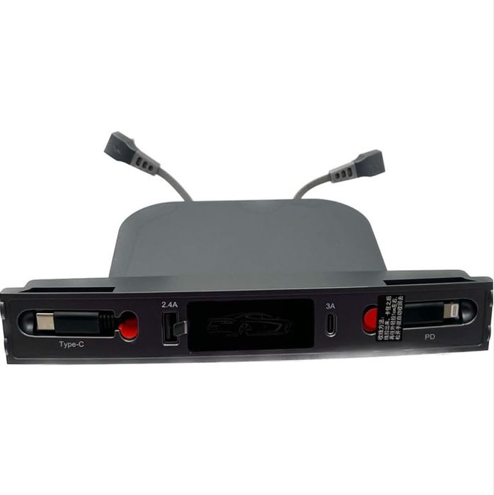 USB-концентратор Model 3 Model Y 2021 2022 2023 на центральній консолі
