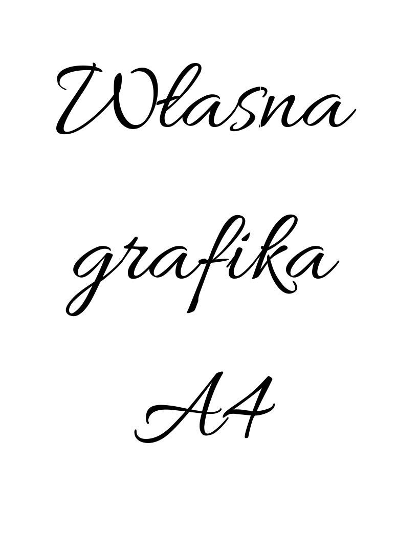 wydruk cukrowy A4 własna grafika 2 strony A4