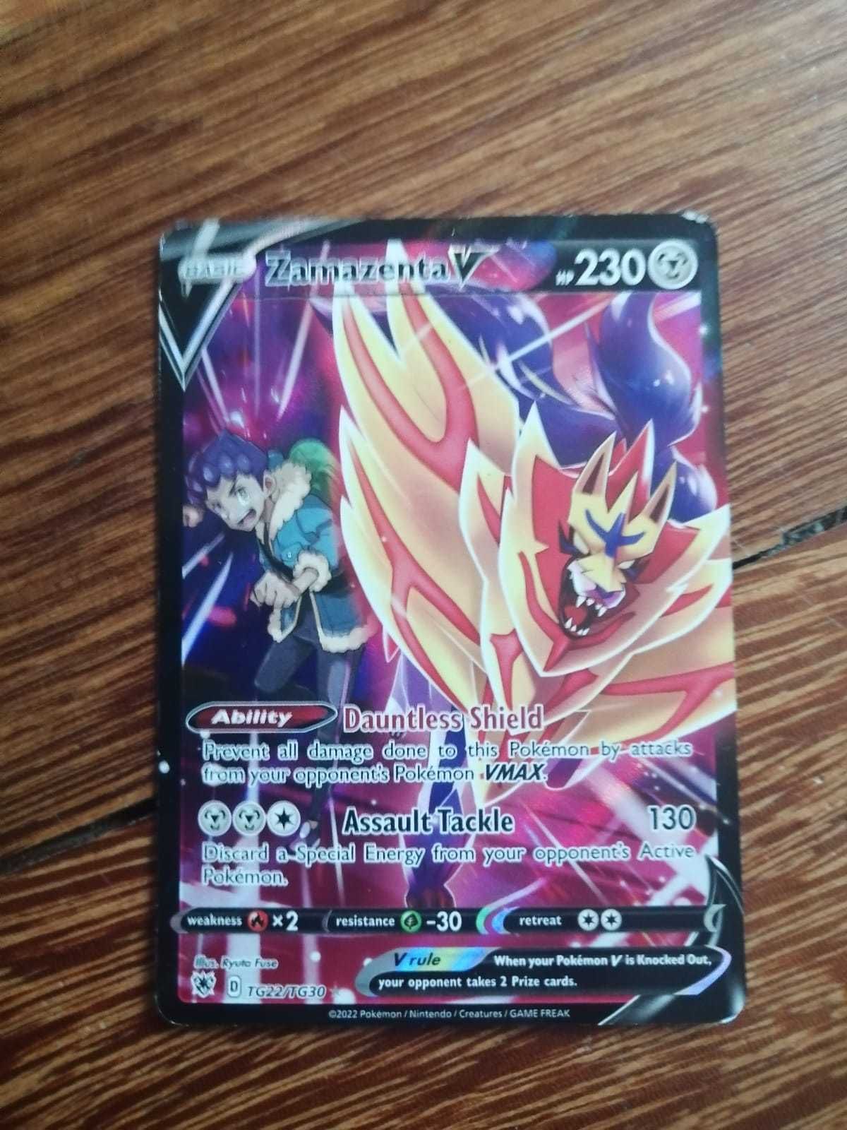 Oryginalne karty Pokemon V i Vmax